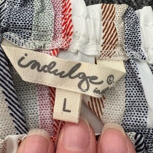 Indulge Vibrant Striped Skirt